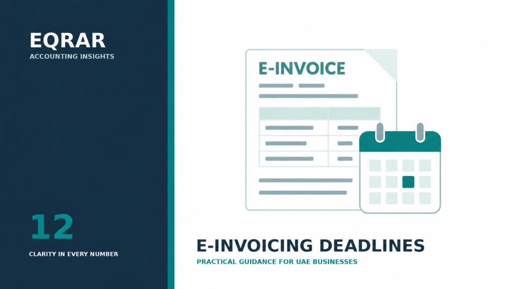 EQRAR Insights 12 — E-Invoicing Deadlines