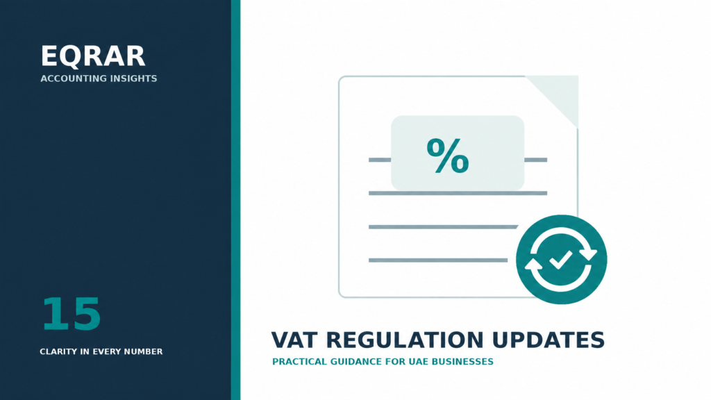 EQRAR Insights 15 — VAT Regulation Updates